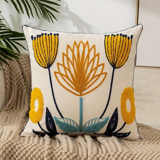 Decorative Cushion with Floral Print for Sofa or Armchair - view 2