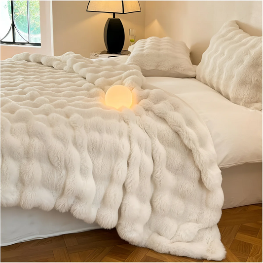 Soft Lightweight Blanket in Modern Design for Home or Travel - view 2