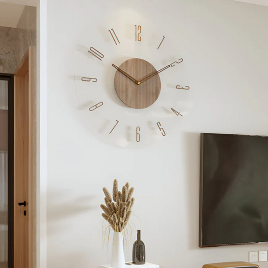 Modern Minimalist Wall Clock for Living Room or Office - view 2