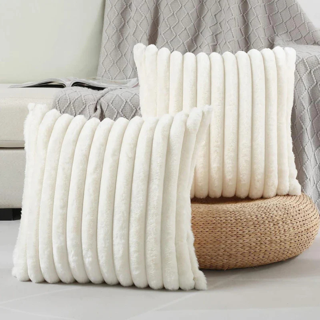 Soft Gray Decorative Cushion - Modern Accent for Living Room - view 5