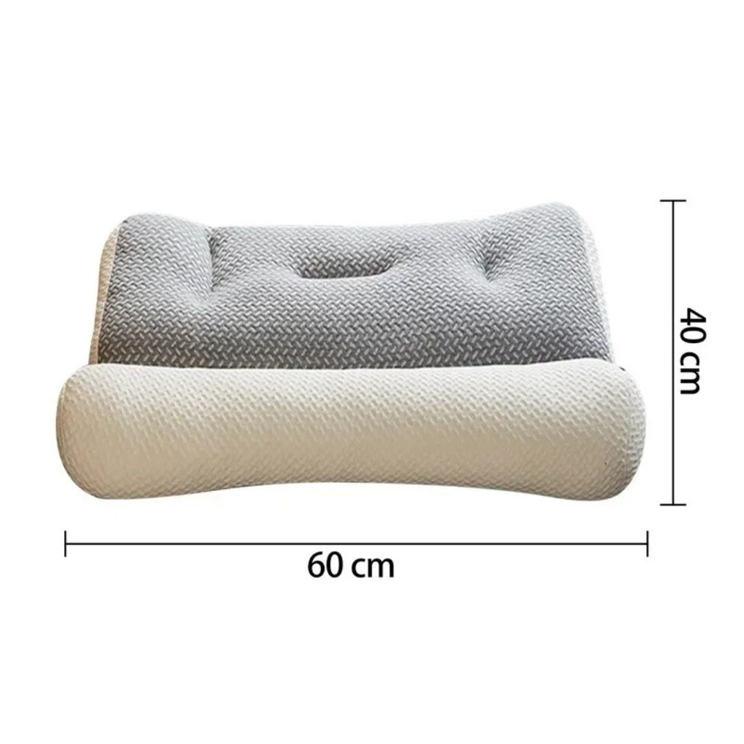 Adjustable Orthopedic Neck Pillow in White for Sleep Support - view 8