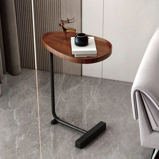 C-Shaped Side Table - Slim, Mobile Design for Sofa or Bedroom - view 2