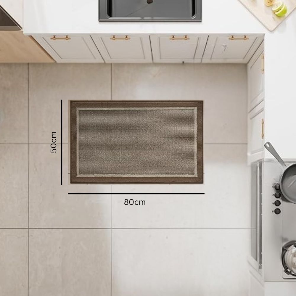 Textured Kitchen Mat with Non-Slip Backing for Home Use - view 11
