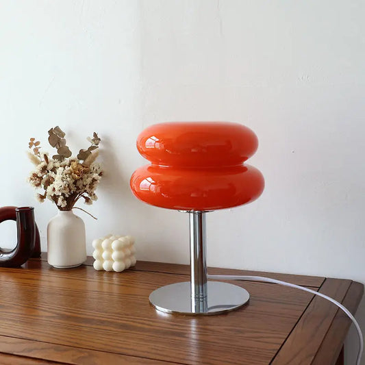 Cordless Dimmable Table Lamp in White, Bauhaus Style - view 2