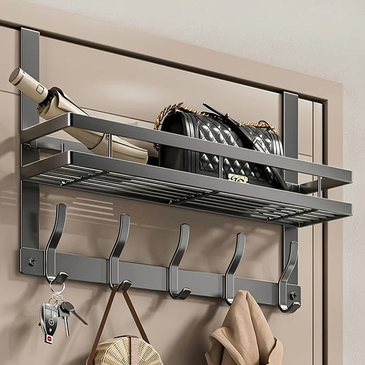 Over-Door Storage Rack – No-Drill Design for Bedroom or Bathroom - view 2