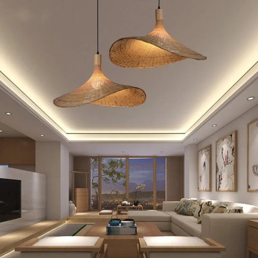 Bohemian Pendant Lamp – Woven Design for Dining and Living Rooms - view 2