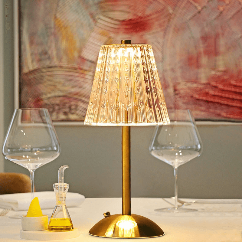 Trådlampe – Vintage Design med Genopladelig LED og Touchbetjening til Stue eller Soveværelse – view 8