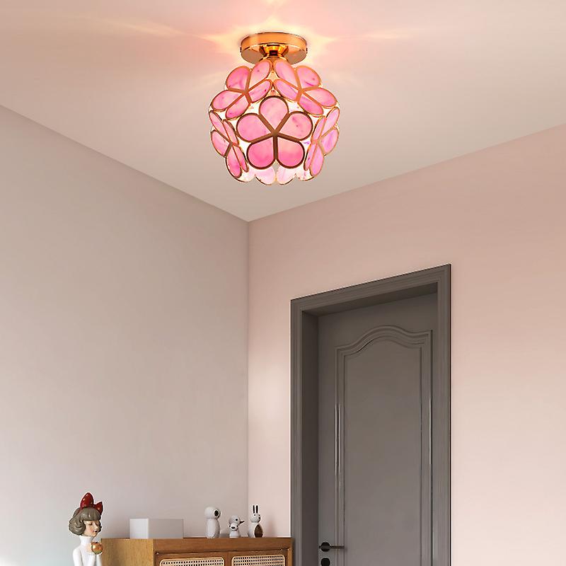 Gold Flower Ceiling Lamp for Bedroom or Hallway - view 11