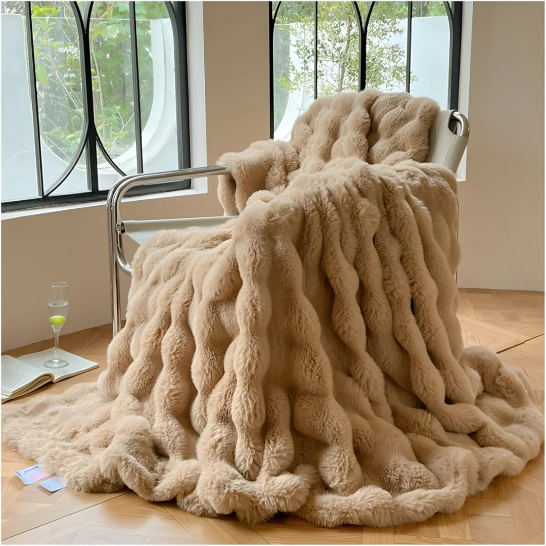 Soft Lightweight Blanket in Modern Design for Home or Travel - view 7