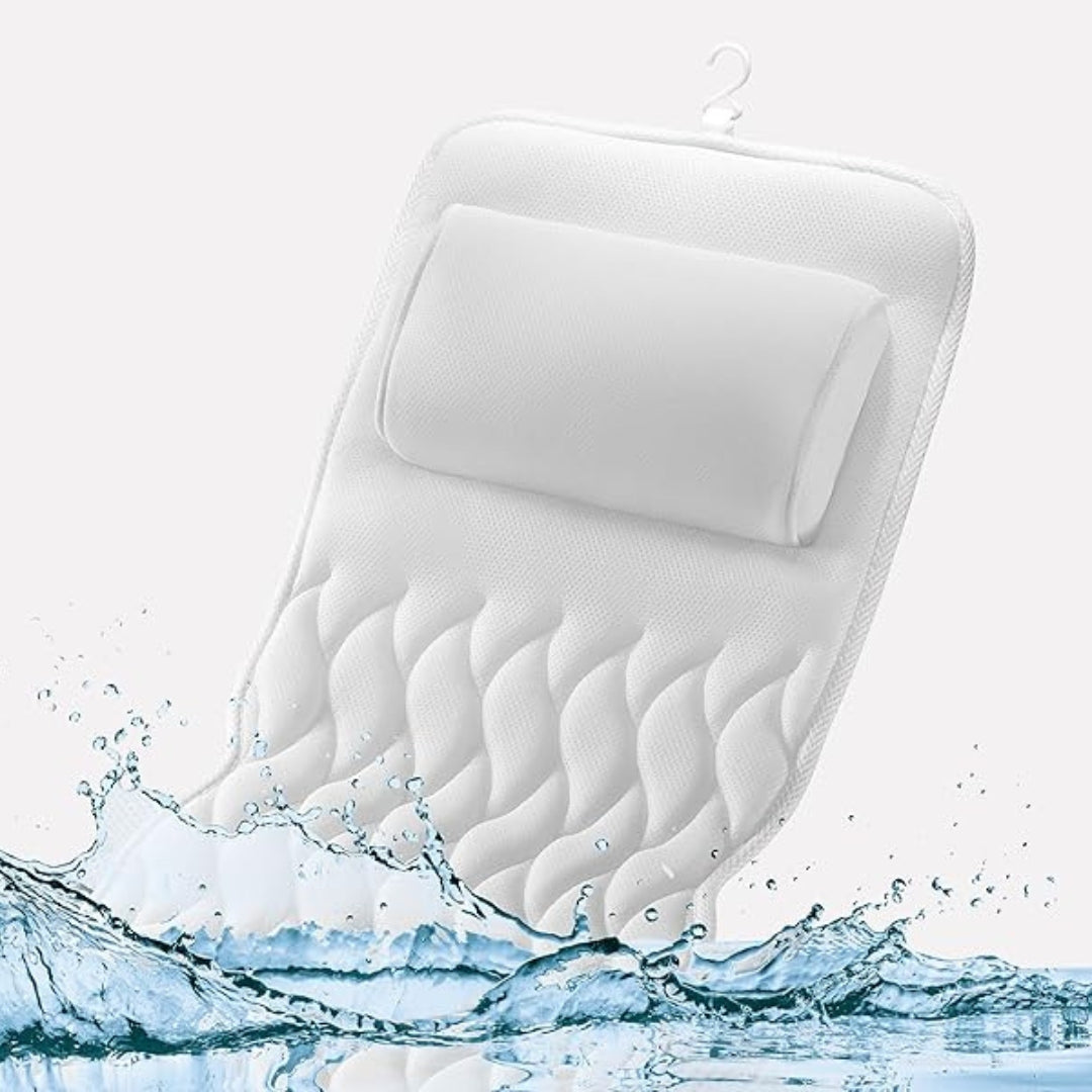 Ergonomic Soft Bath Pillow for Head and Neck Support - view 4