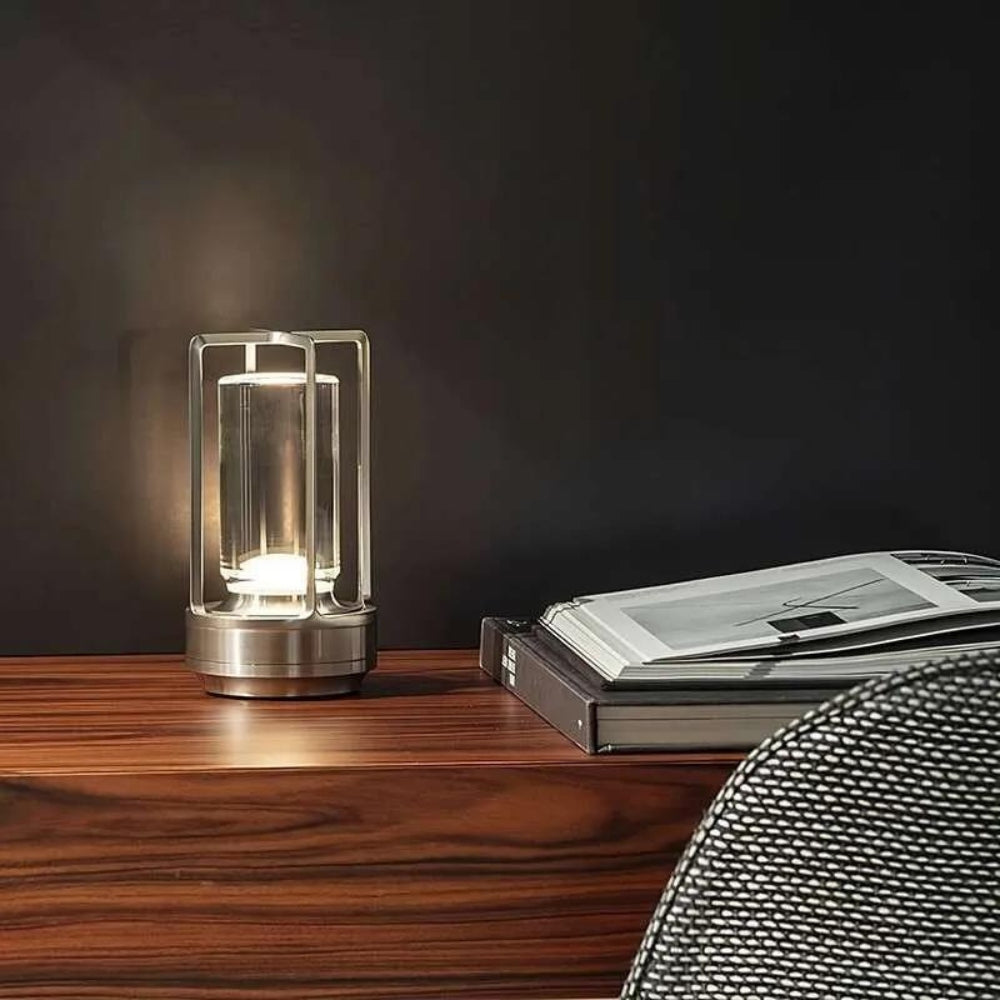 Wireless Table Lamp – Black Minimalist Design, Indoor and Outdoor - view 11