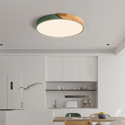 Scandinavian LED Ceiling Lamp – Warm Natural Look, Modern Style - view 4