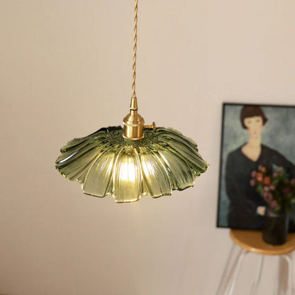 Deep Red Flower Pendant Lamp for Dining Table or Living Room - view 21