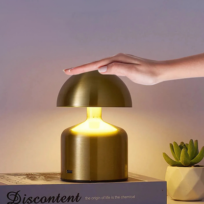 Rechargeable Retro Mushroom Table Lamp – Dimmable Touch Control - view 3