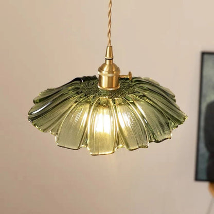 Deep Red Flower Pendant Lamp for Dining Table or Living Room - view 20