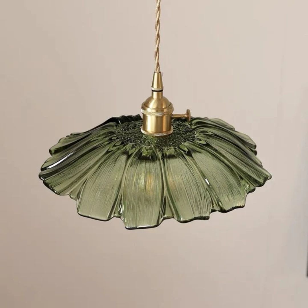 Deep Red Flower Pendant Lamp for Dining Table or Living Room - view 24