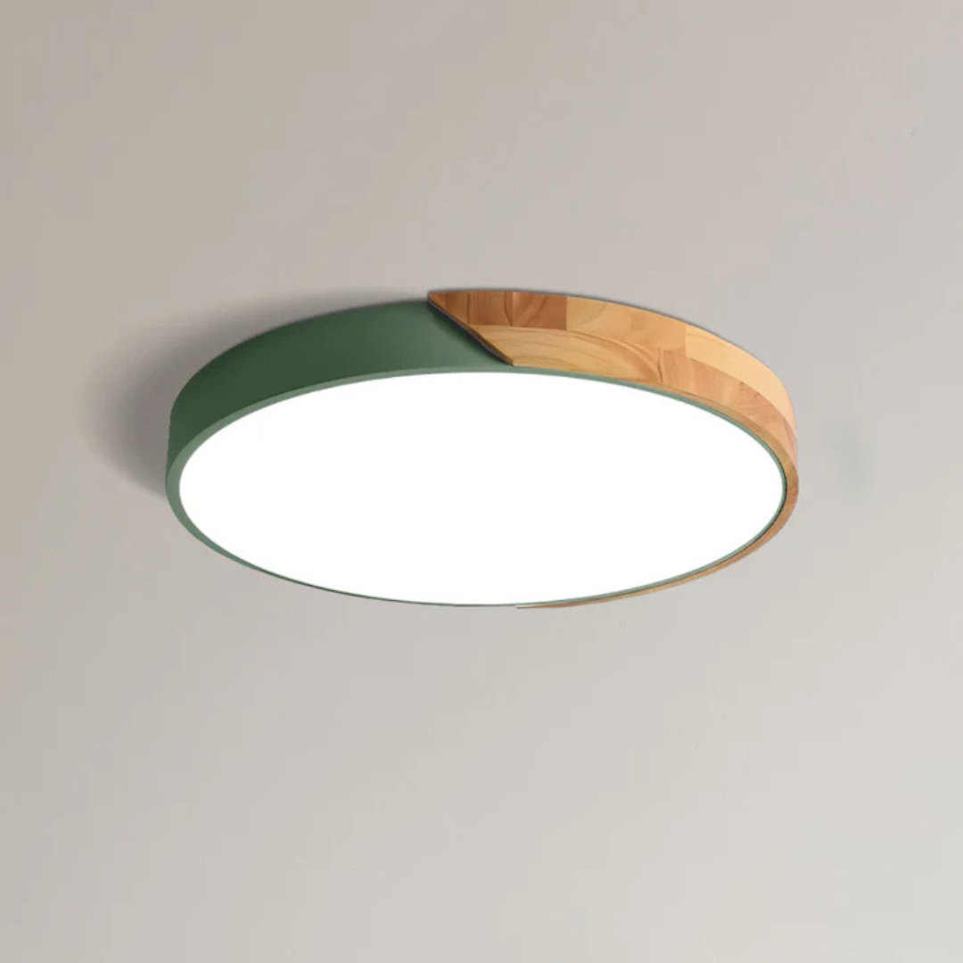 Scandinavian LED Ceiling Lamp – Warm Natural Look, Modern Style - view 19