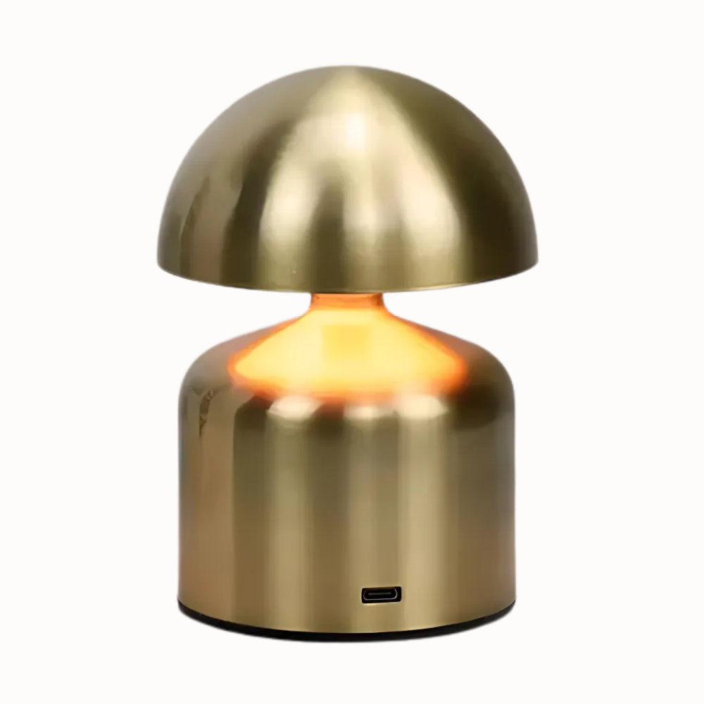 Rechargeable Retro Mushroom Table Lamp – Dimmable Touch Control - view 15