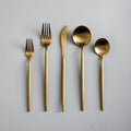 Stainless Steel Minimalist Cutlery Set for Elegant Table Settings