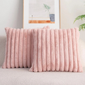 Plush Decorative Pillow – Soft Gray, Modern Accent for Living Room or Bedroom