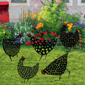 Stainless Steel Decorative Metal Chicken for Garden or Terrace