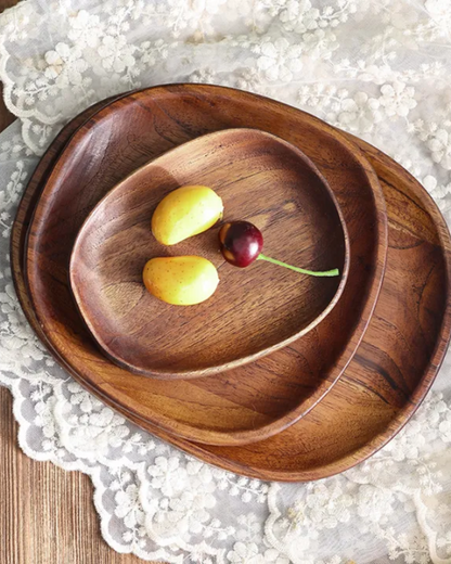 Rustic Serving Board Set in Natural Tones for Kitchen or Table - view 9