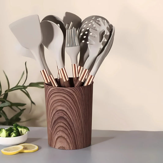 10-Piece Heat-Resistant Cooking Utensil Set with Ergonomic Handles - view 2