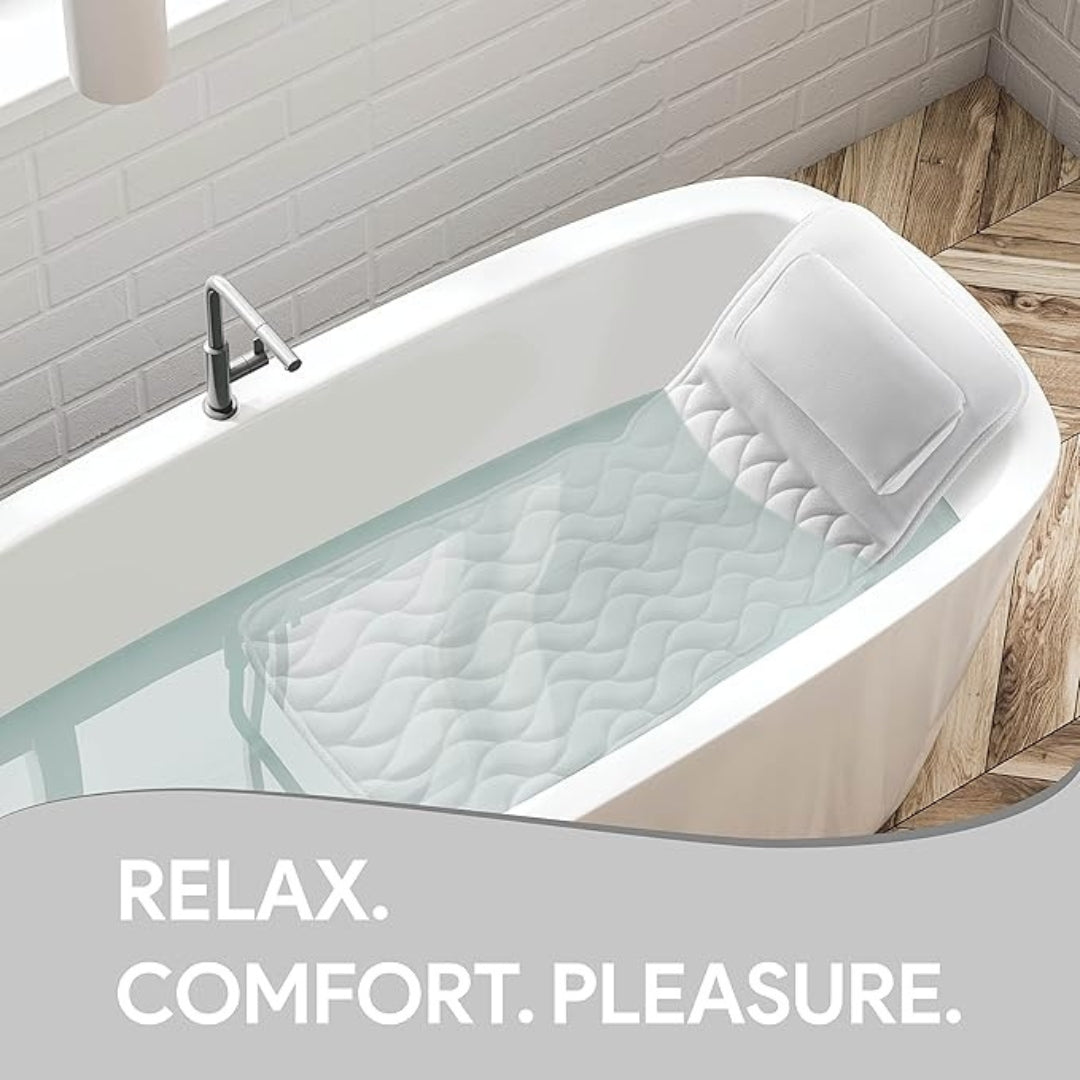 Ergonomic Soft Bath Pillow for Head and Neck Support - view 3