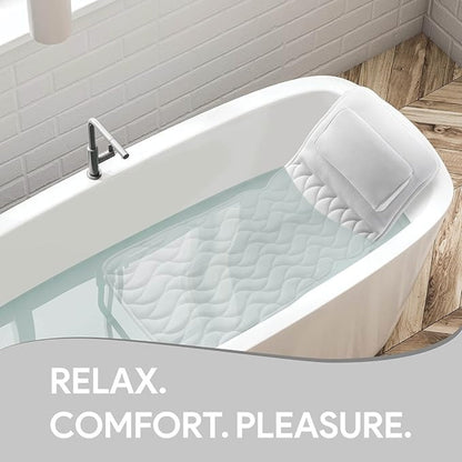 Ergonomic Soft Bath Pillow for Head and Neck Support - view 3