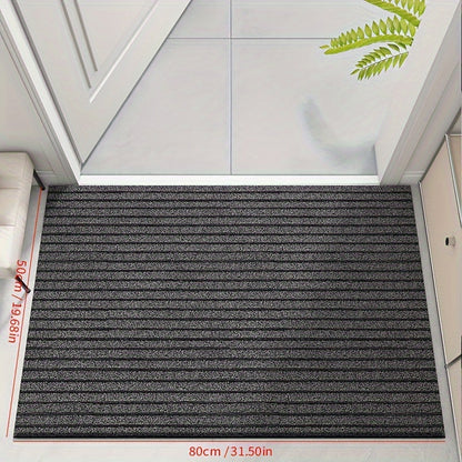 Durable Gray Door Mat for Outdoor Entryways - view 5