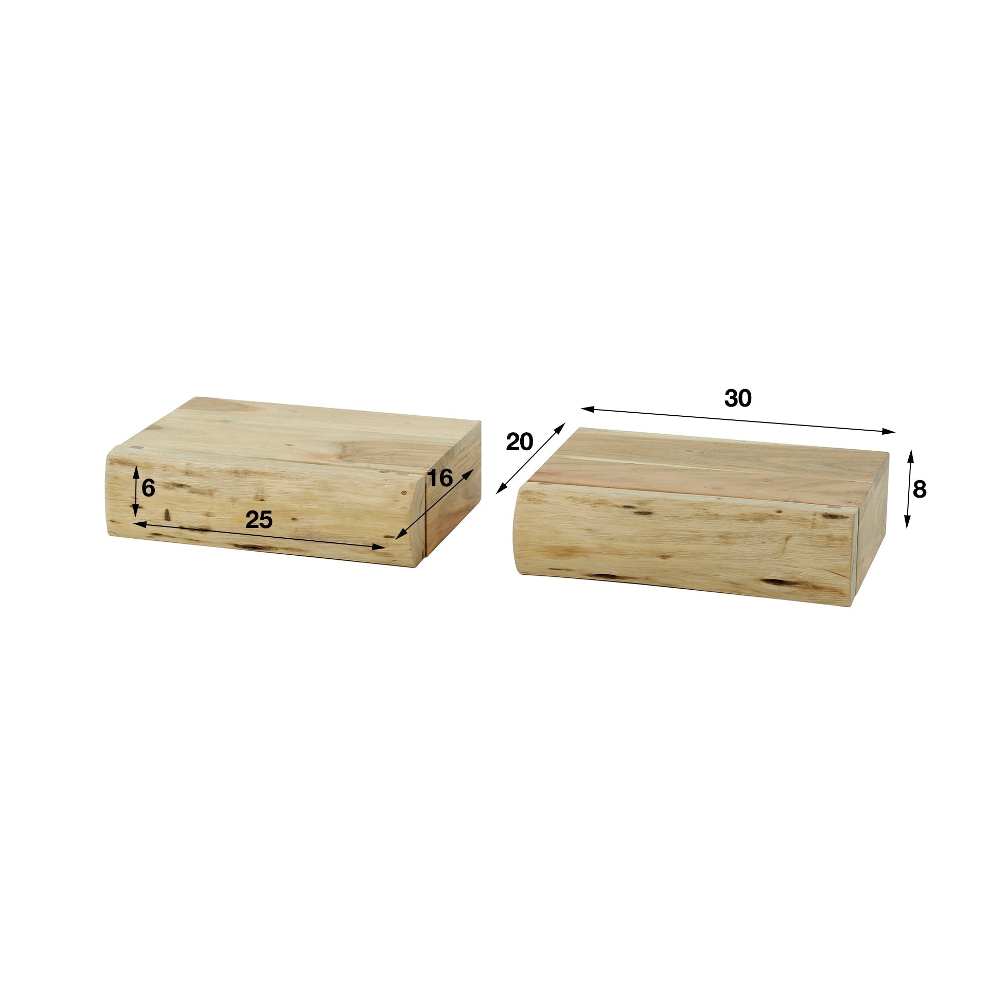 Compact Wall Shelf – Modern Floating Design for Bedroom or Guest Room - view 6