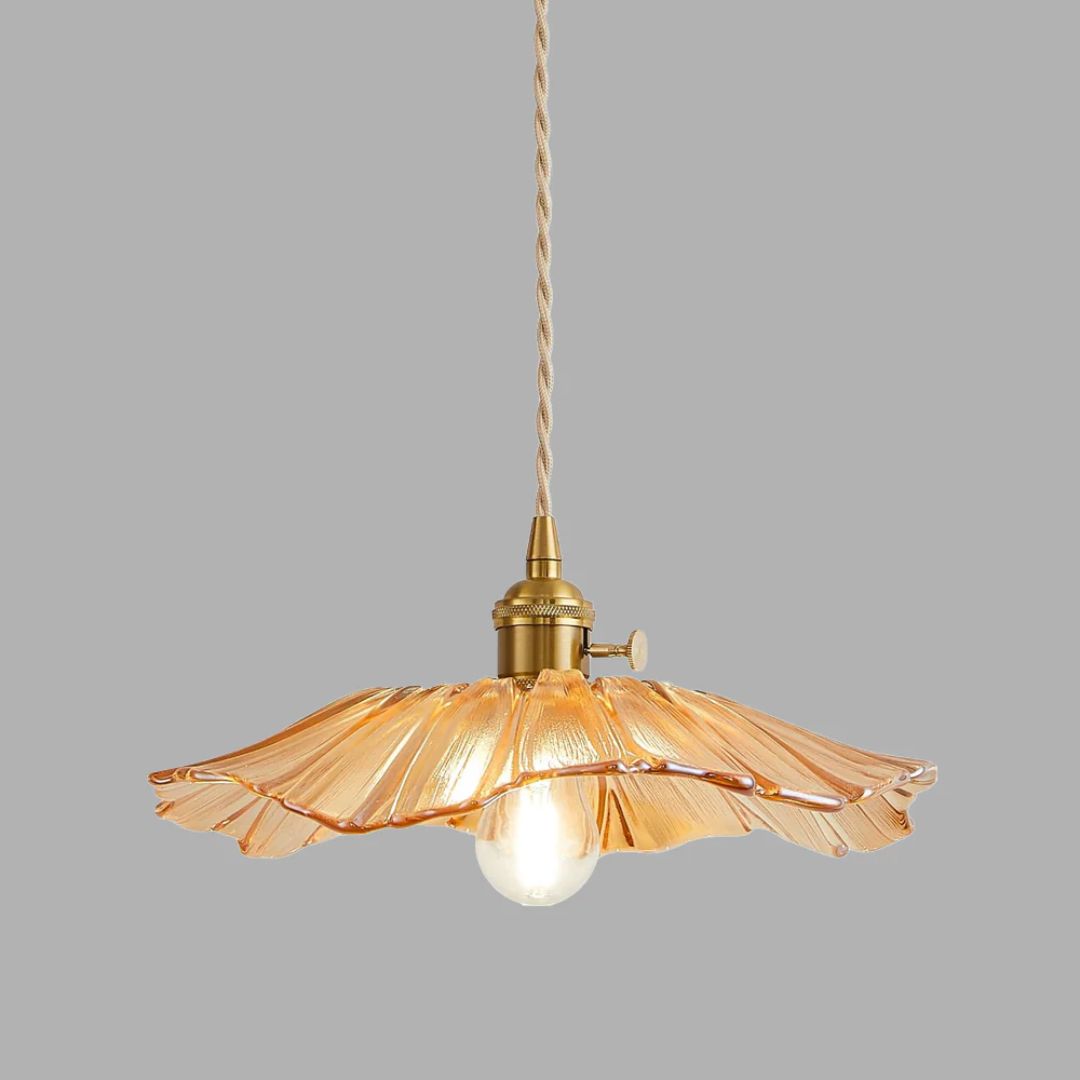 Deep Red Flower Pendant Lamp for Dining Table or Living Room - view 25