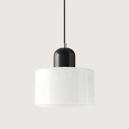 Retro Pendant Light in Dark Green and Orange, Adjustable Length - view 45