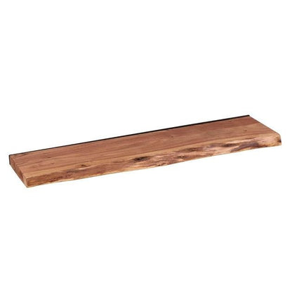 Industrial Wall Shelf with Black Frame for Books, Plants, and Decor - view 17