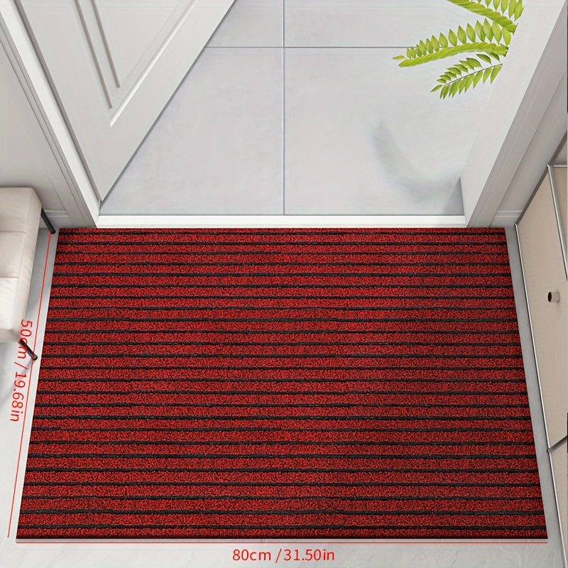 Durable Gray Polypropylene Door Mat for Outdoor Entryways – view 7