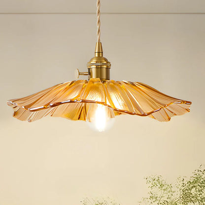 Deep Red Flower Pendant Lamp for Dining Table or Living Room - view 28