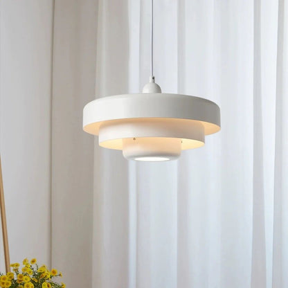 Layered Pendant Lamp in Green, Orange, or White for Dining Room - view 18