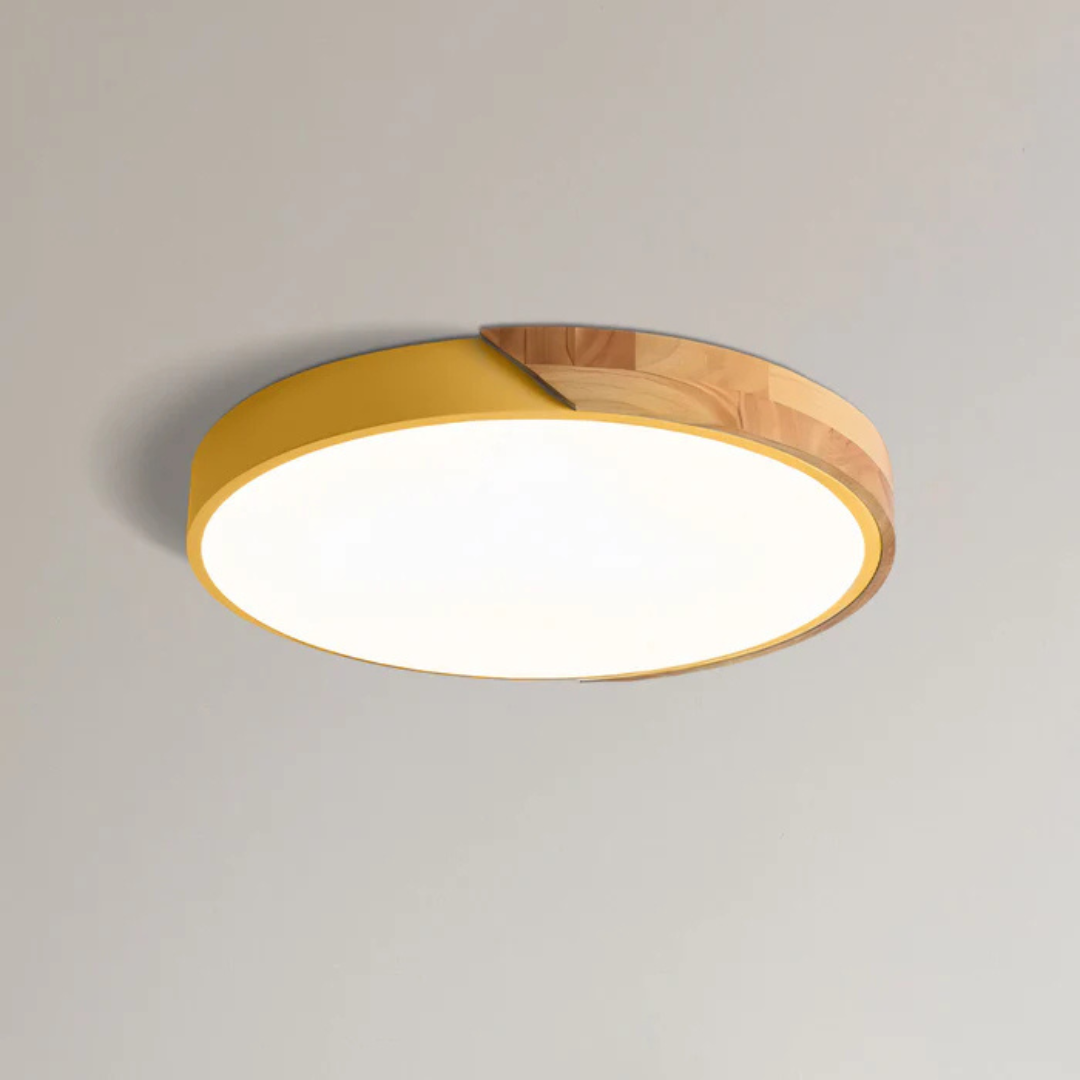 Scandinavian LED Ceiling Lamp – Warm Natural Look, Modern Style - view 18