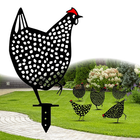 Decorative Chicken Figure for Garden or Terrace - view 2