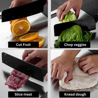 Silver Antibacterial Cutting Board, Knife-Friendly Design - view 8