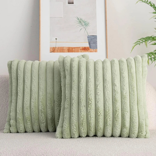 Soft Gray Decorative Cushion - Modern Accent for Living Room - view 2