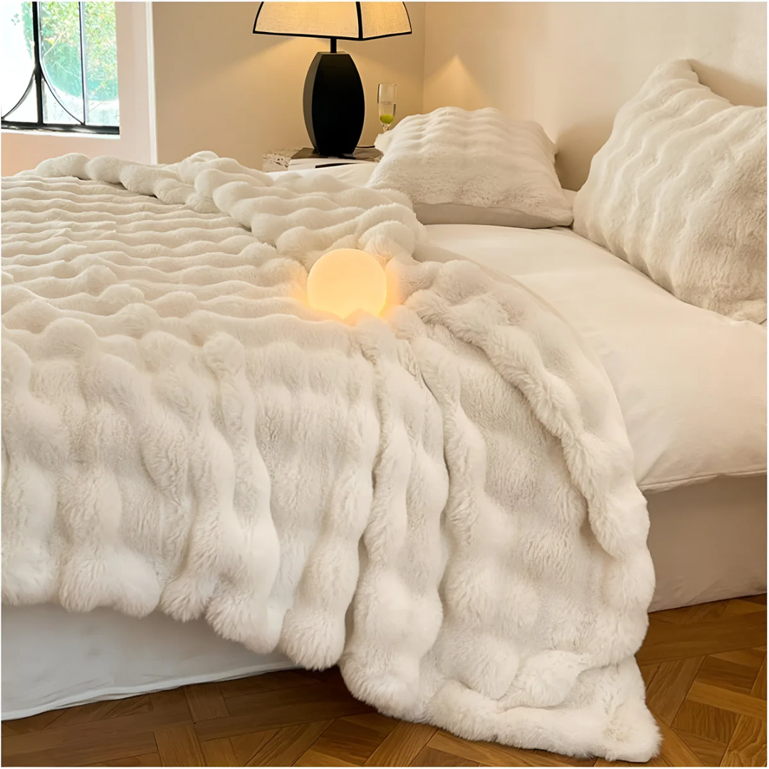 Soft Lightweight Blanket in Modern Design for Home or Travel - view 2