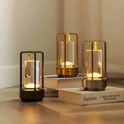 Wireless Table Lamp – Black Minimalist Design, Indoor and Outdoor - view 7