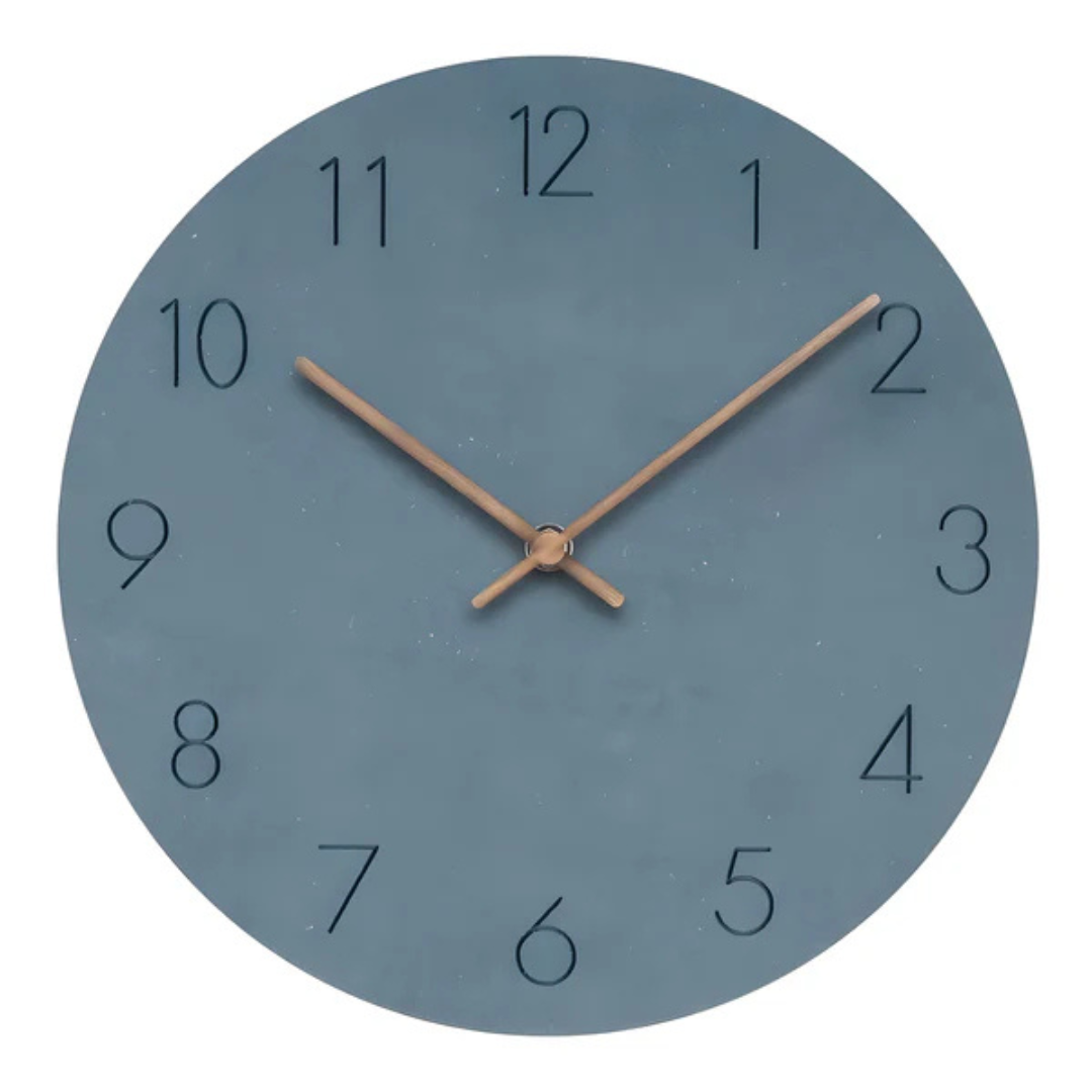 Trævægur – 29 cm Minimalist Wood Wall Clock for Living Room or Bedroom – view 8