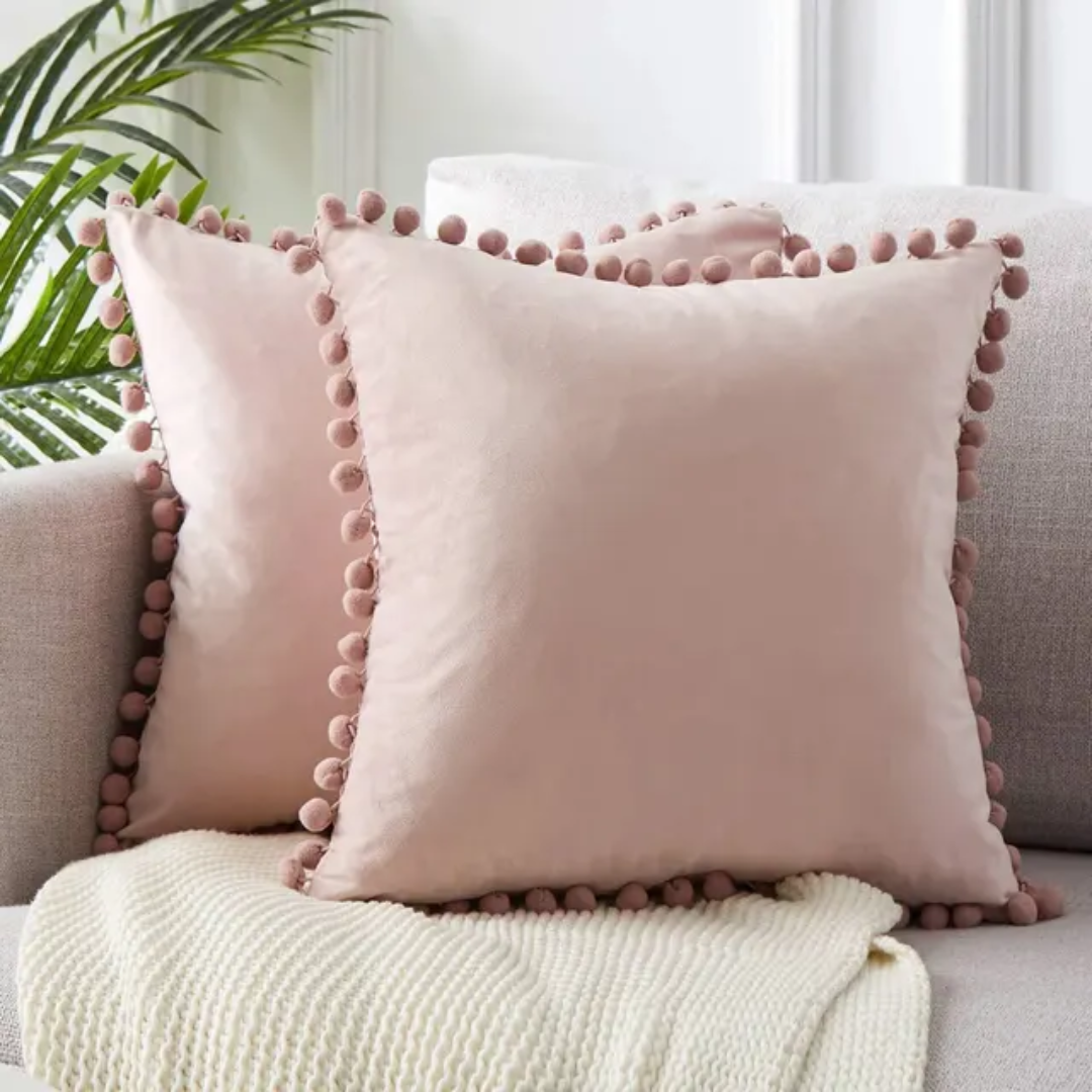 Beige Decorative Cushion - Scandinavian Style for Sofa or Bench - view 4