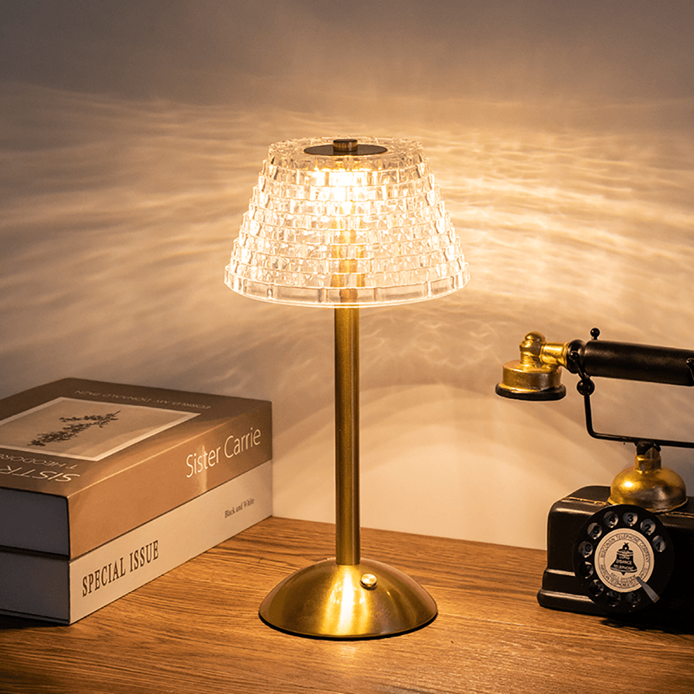Trådlampe – Vintage Design med Genopladelig LED og Touchbetjening til Stue eller Soveværelse – view 6