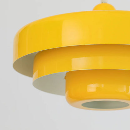 Layered Pendant Lamp in Green, Orange, or White for Dining Room - view 32