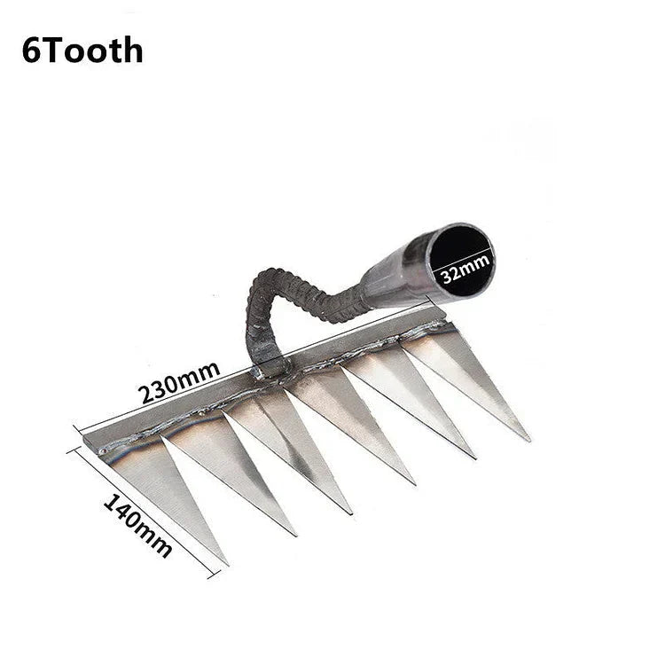 Stainless Steel Weed Remover with Ergonomic Handle for Easy Gardening – view 2