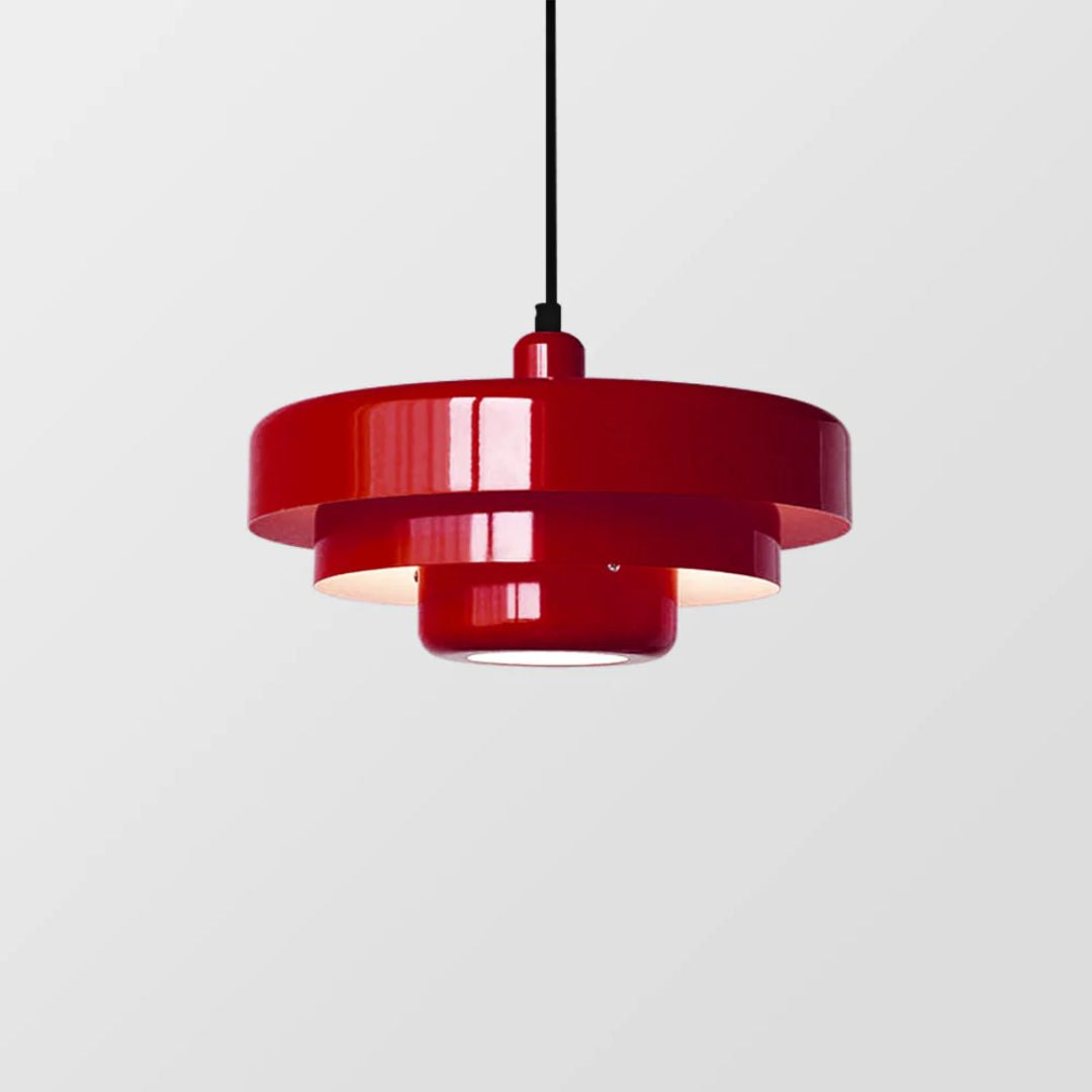 Layered Pendant Lamp in Green, Orange, or White for Dining Room - view 22