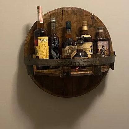 Wall-Mounted Drinks Display - Industrial Style for Kitchen or Home Bar - view 4